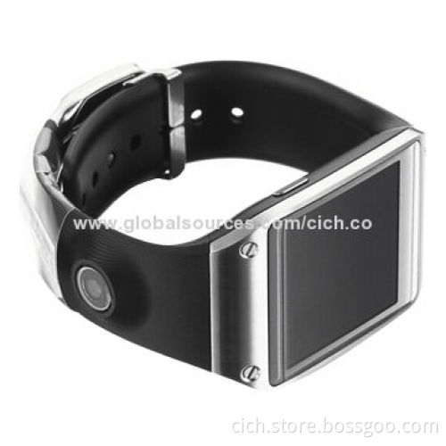 iWatch with MT6572 Dual Core, Android 4.4, 512M, 4G, Electronic Pedometer, GPS, Compass, 5.0M Camera